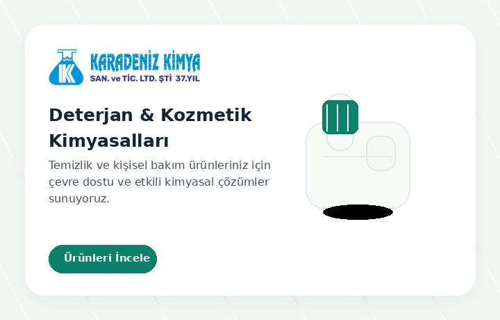 Deterjan & Kozmetik Kimyasalları